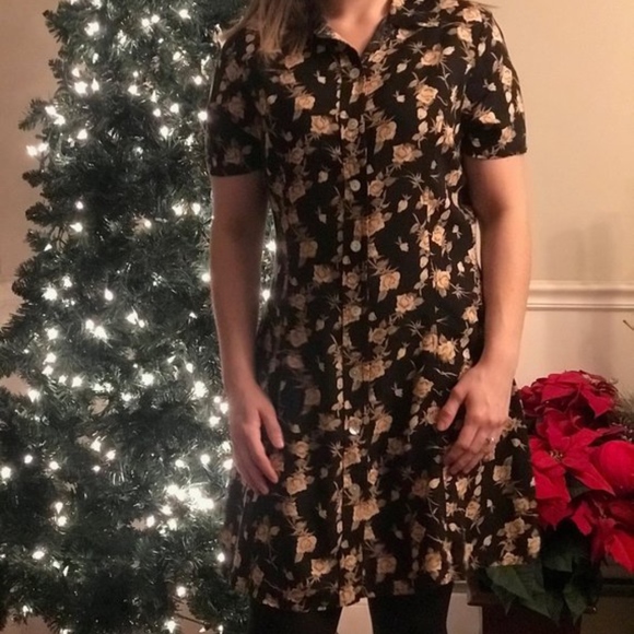 90s button down dress